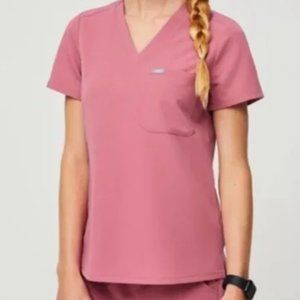 Figs Catarina Scrub Top Quartz Size S